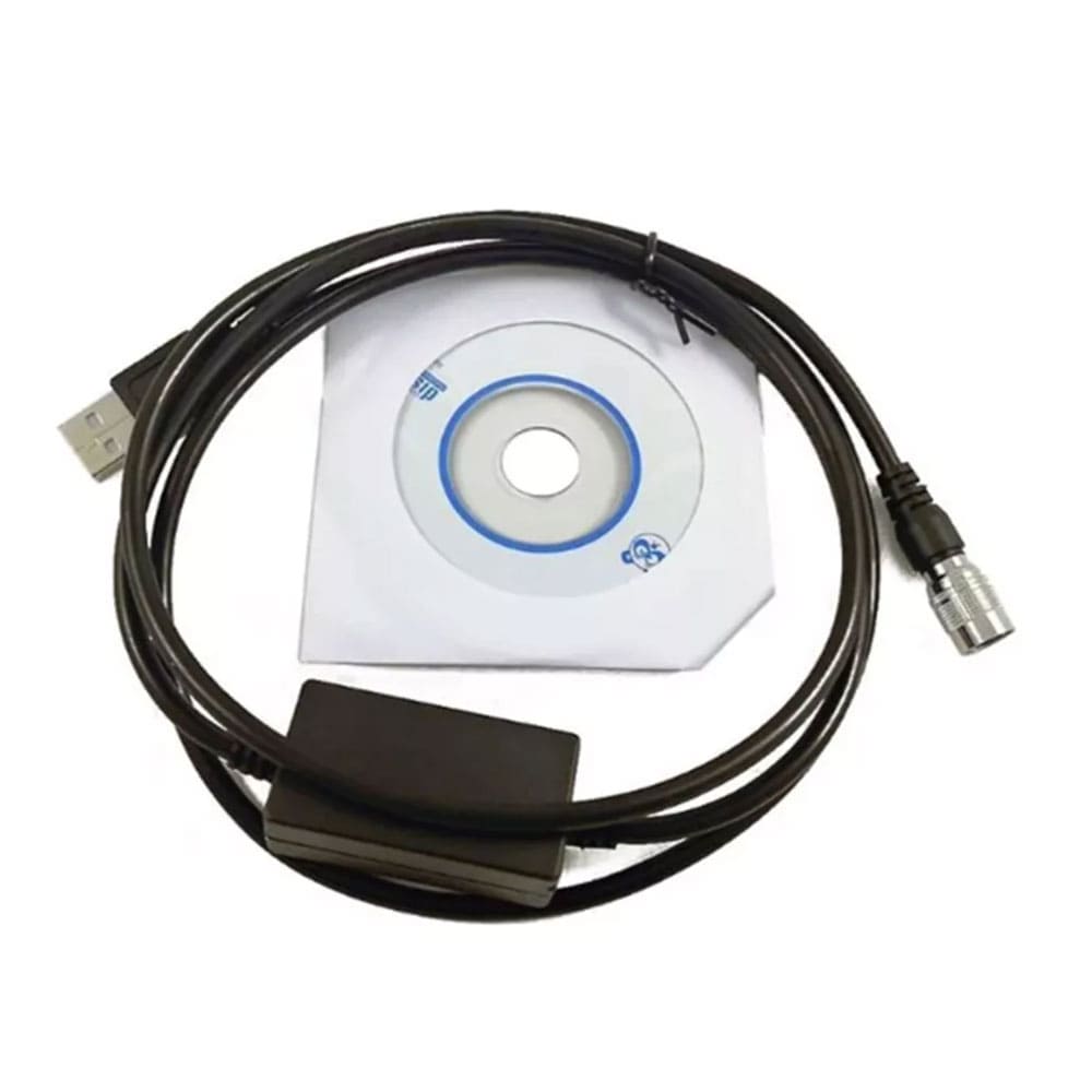 CABLES DE DESCARGA PARA ESTACION TOTAL TOPCON SOKKIA GOWIN CIGNUS DE 6PINES Y CONEXIÓN A USB, COMPATIBLE CON WINDOWS XP, 7, 8, 11